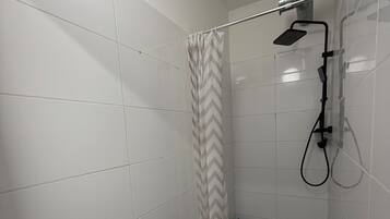 Soap, shampoo, toilet paper