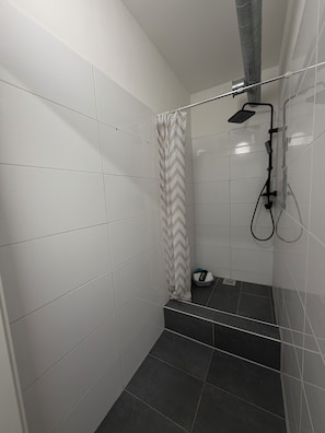 Soap, shampoo, toilet paper