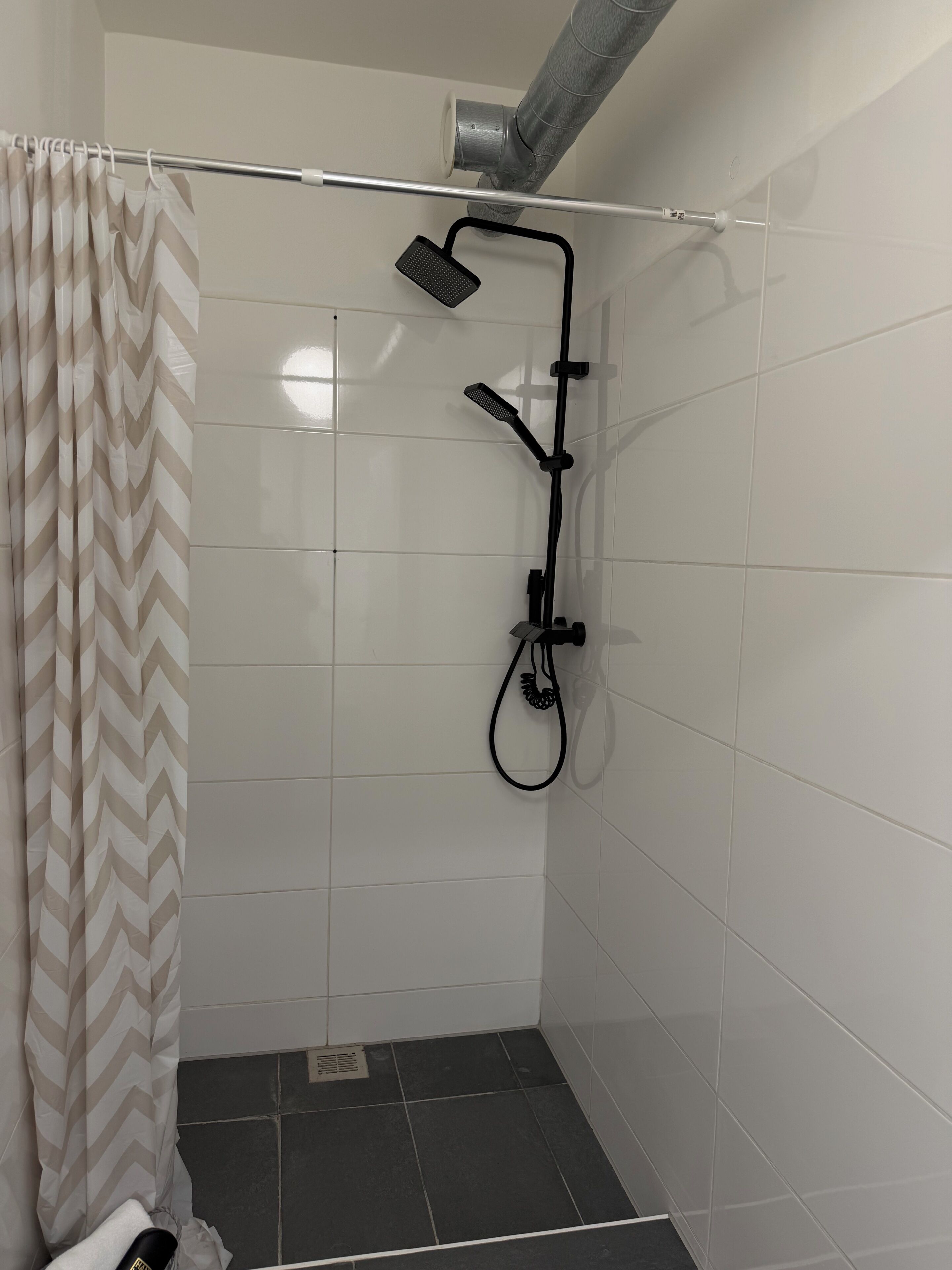 Soap, shampoo, toilet paper