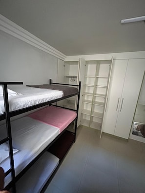 Economy Shared Dormitory, Women only, Courtyard View | Desk, laptop workspace, blackout curtains - Refugio Raizes Hostel (Salvador)