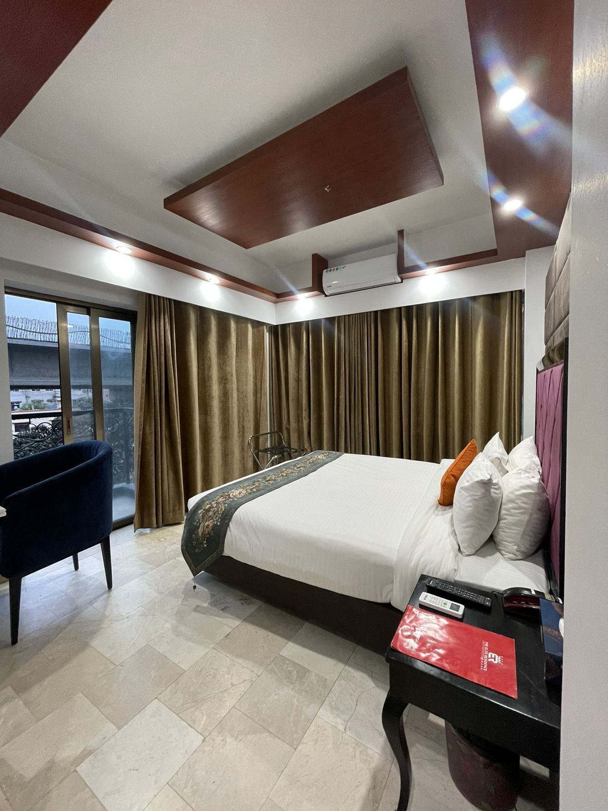 City Double Room, Balcony, City View | In-room safe, desk, laptop workspace, soundproofing