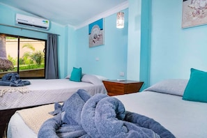 Family Apartment, 2 Bedrooms, Garden View | In-room safe, desk, laptop workspace, iron/ironing board - Pueblo Dorado Hotel (Tamarindo)