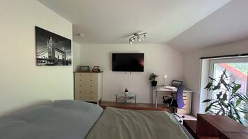 1 bedroom, iron/ironing board, Internet, bed sheets