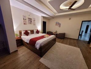 Deluxe Suite, City View | Desk, laptop workspace, iron/ironing board, WiFi (free) - Isaki Suites by Ivory Stays  (Gurugram)