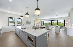 Kitchen - Meridian at Bean Point - Luxury Dockside Estate - Walk to Bean Point (Anna Maria)