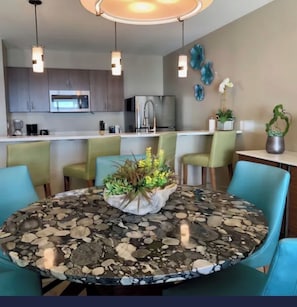 Dining - Outstanding apartment at Dawn Beach Club, JW Marriott Resort, Beach and Spa (oyster pond)