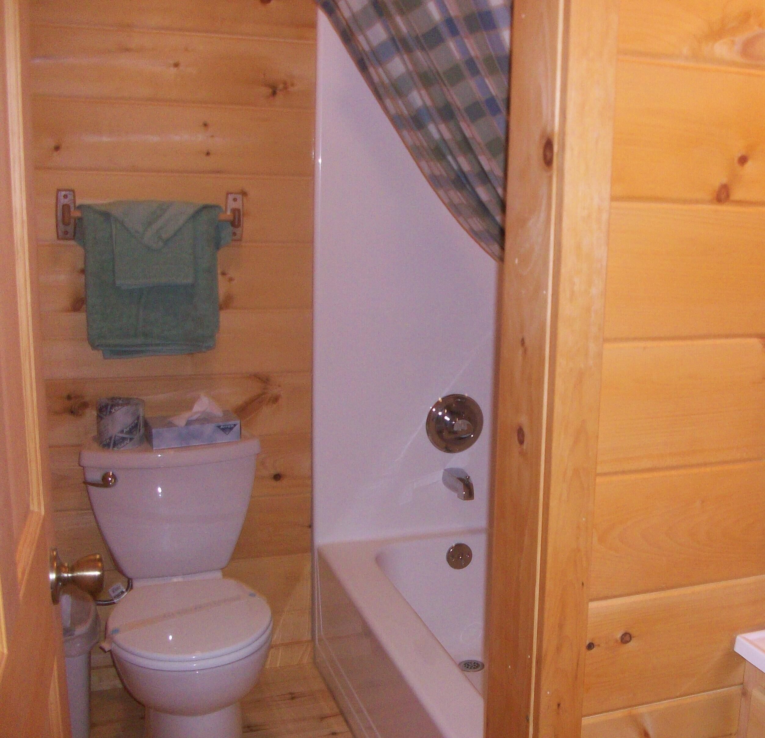 Haartrockner, Handtücher, Seife, Toilettenpapier