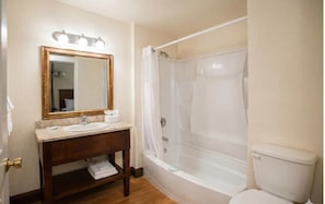 Towels, soap, toilet paper