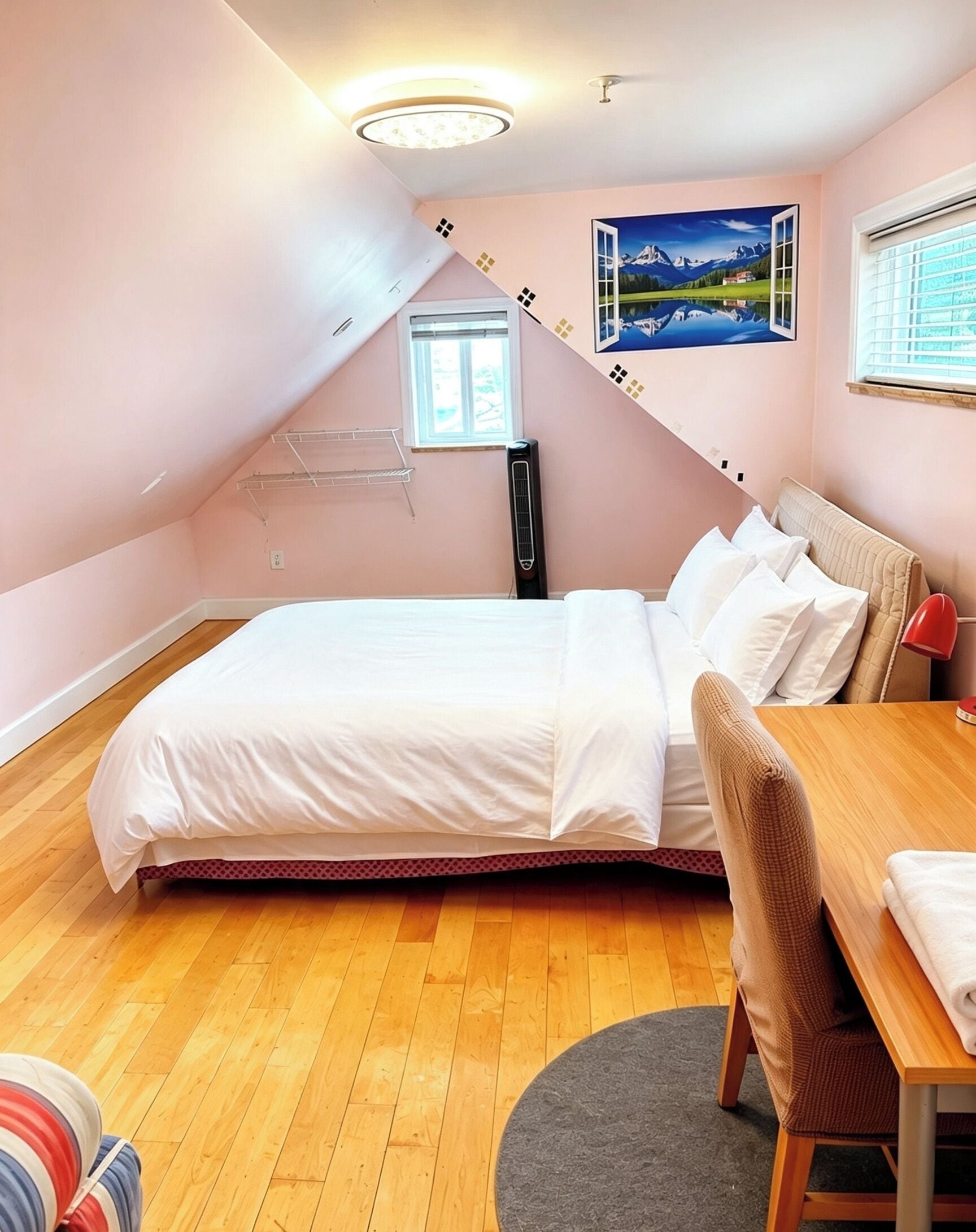 Standard Double Room, Patio, Hill View