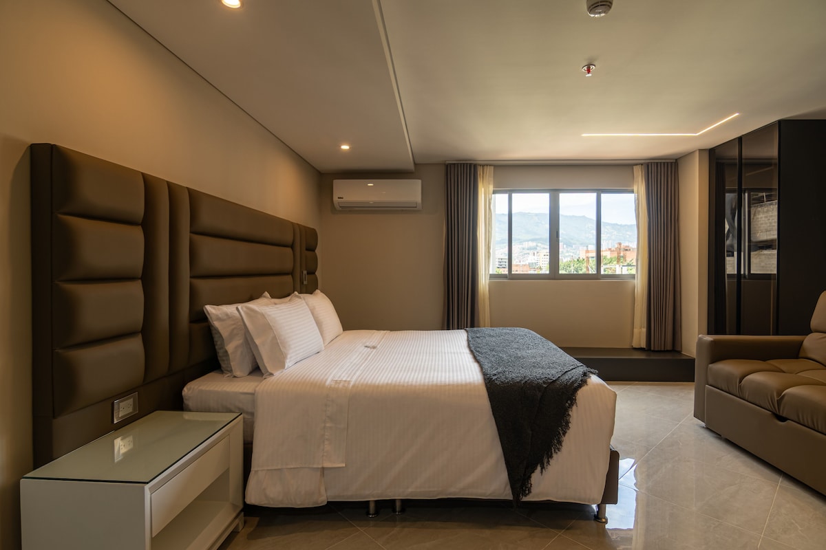 Habitación doble, 1 cama Queen size, baño en la habitación, vista a la ciudad | Vista desde la habitación