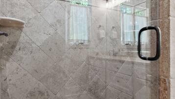 Shower, towels
