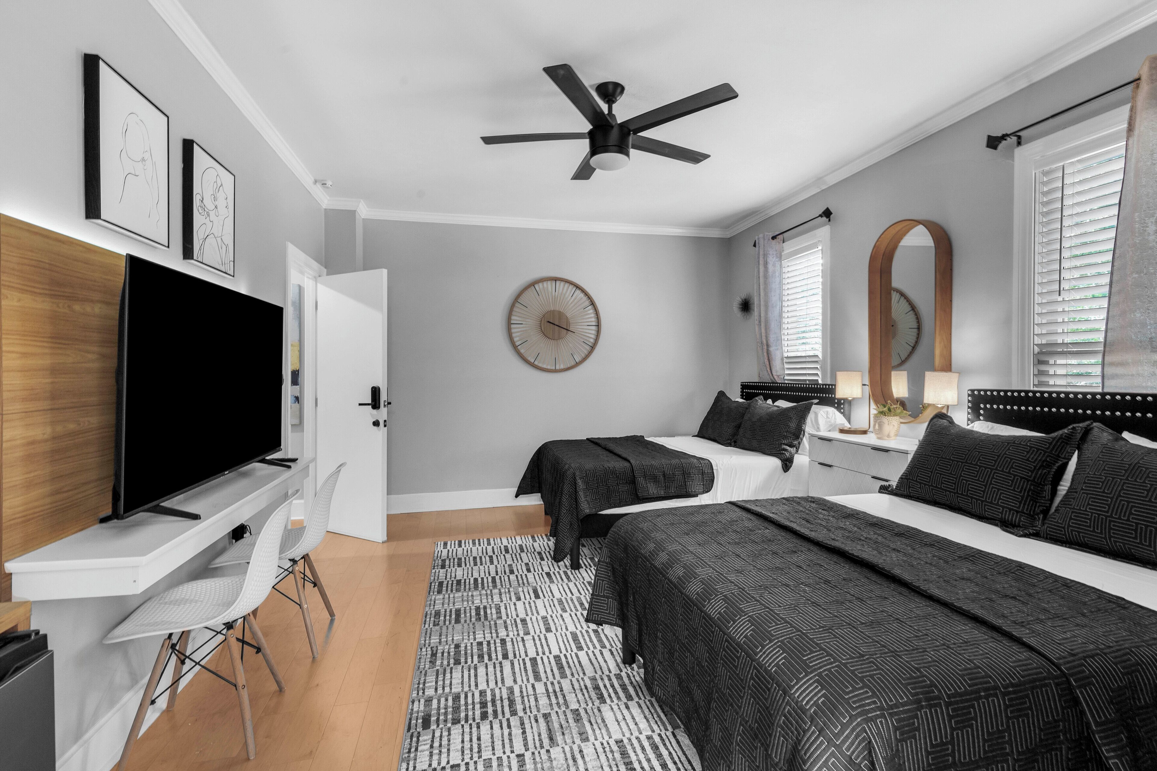 3 bedrooms, iron/ironing board, free WiFi, bed sheets