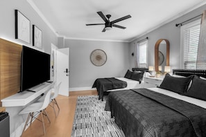 3 habitaciones, tabla de planchar con plancha y wifi gratis