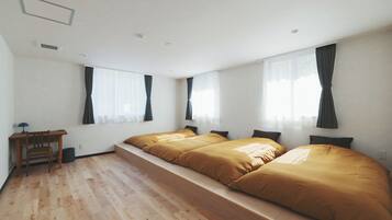Down comforters, desk, WiFi (free)