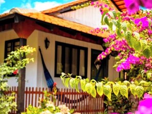 Façana frontal de l'allotjament