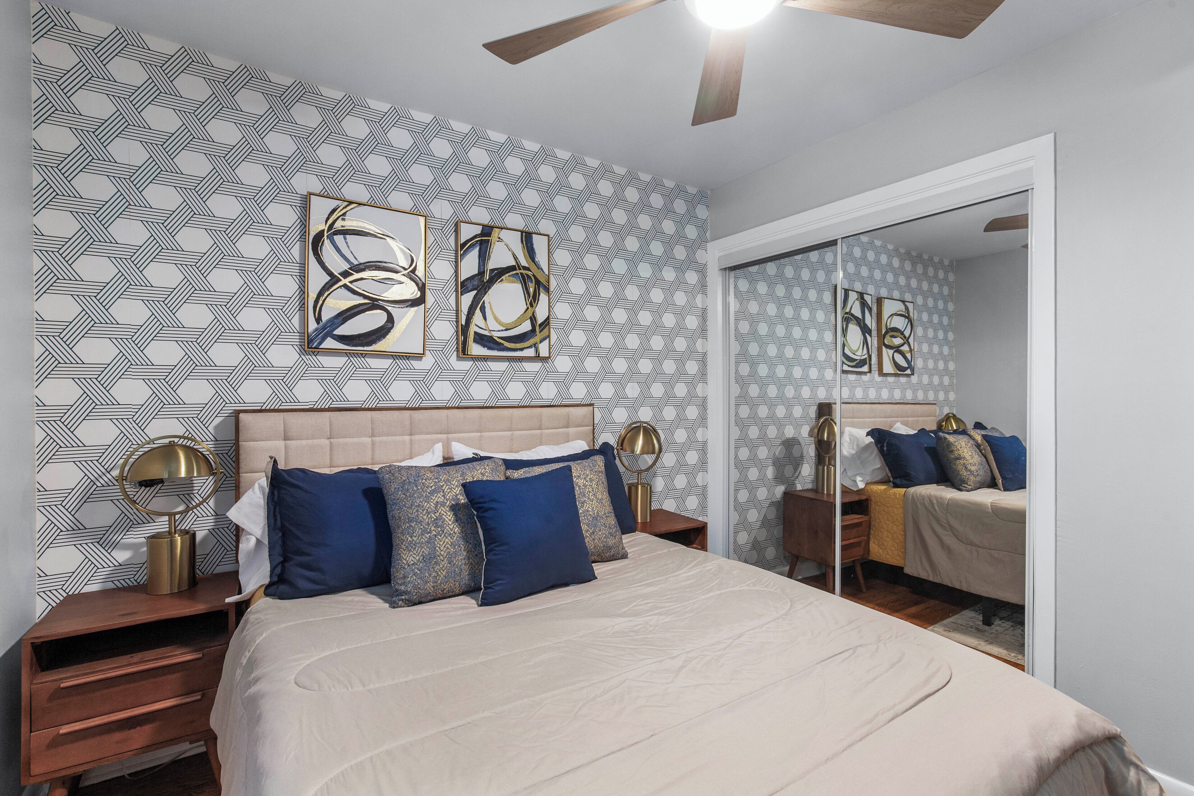 4 chambres, fer et planche à repasser, Wi-Fi, draps fournis