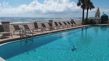 Indoor pool, outdoor pool