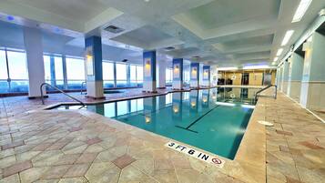 Indoor pool, outdoor pool