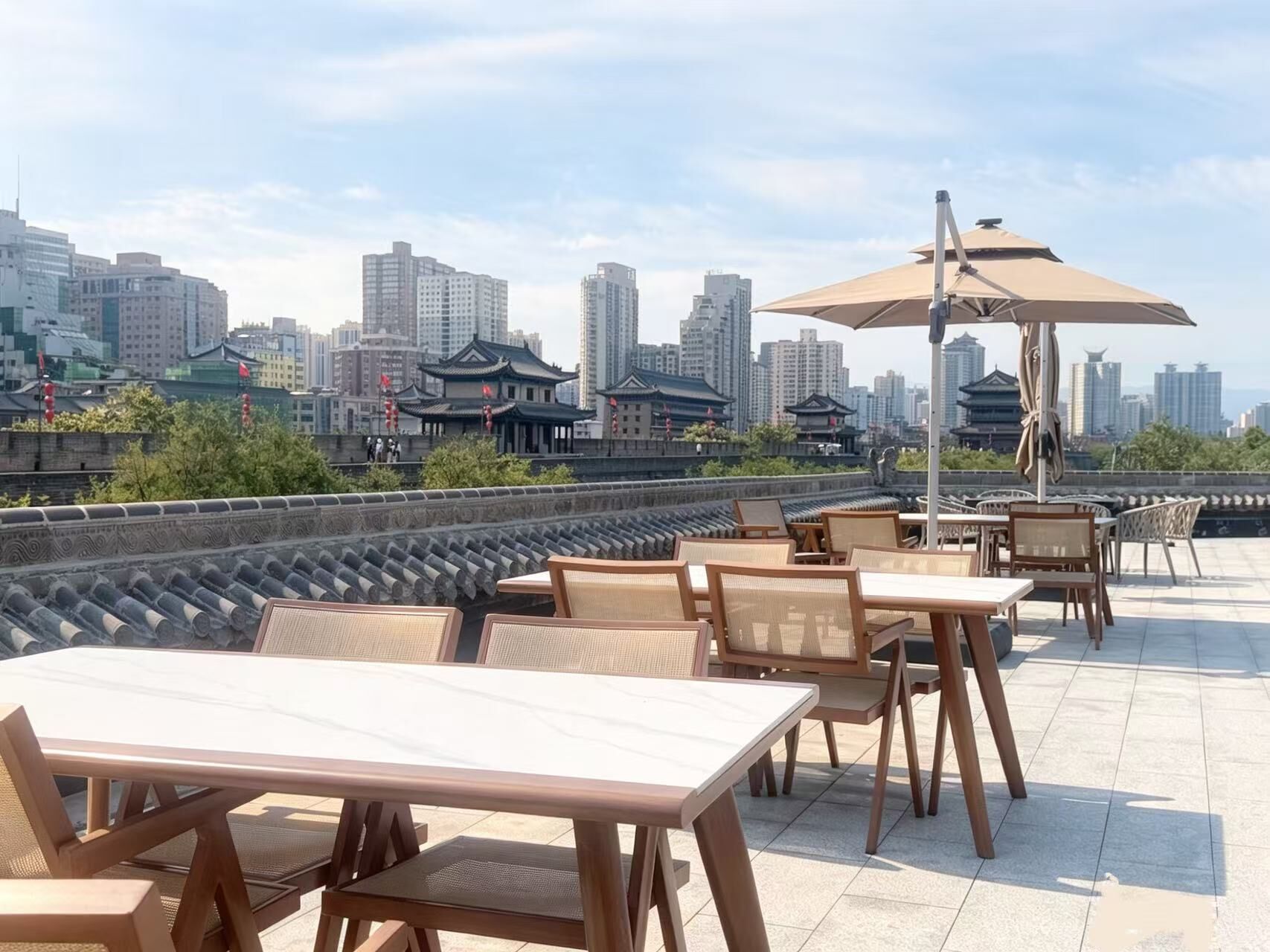 Rooftop terrace
