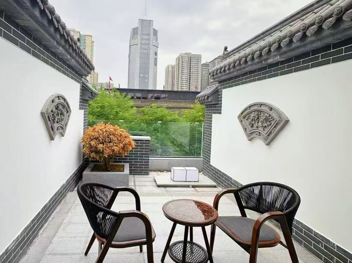 City Double Room, City View | Terrace/patio