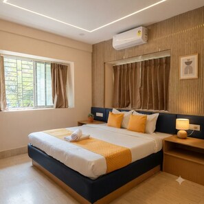 Habitación doble Deluxe, vista a la ciudad | Wifi gratis 