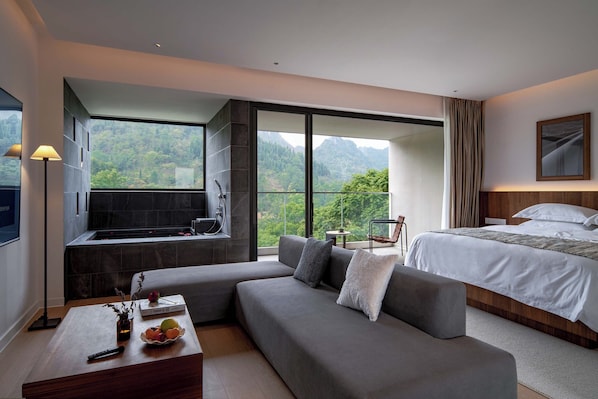Elite Double Room, Balcony, Hill View