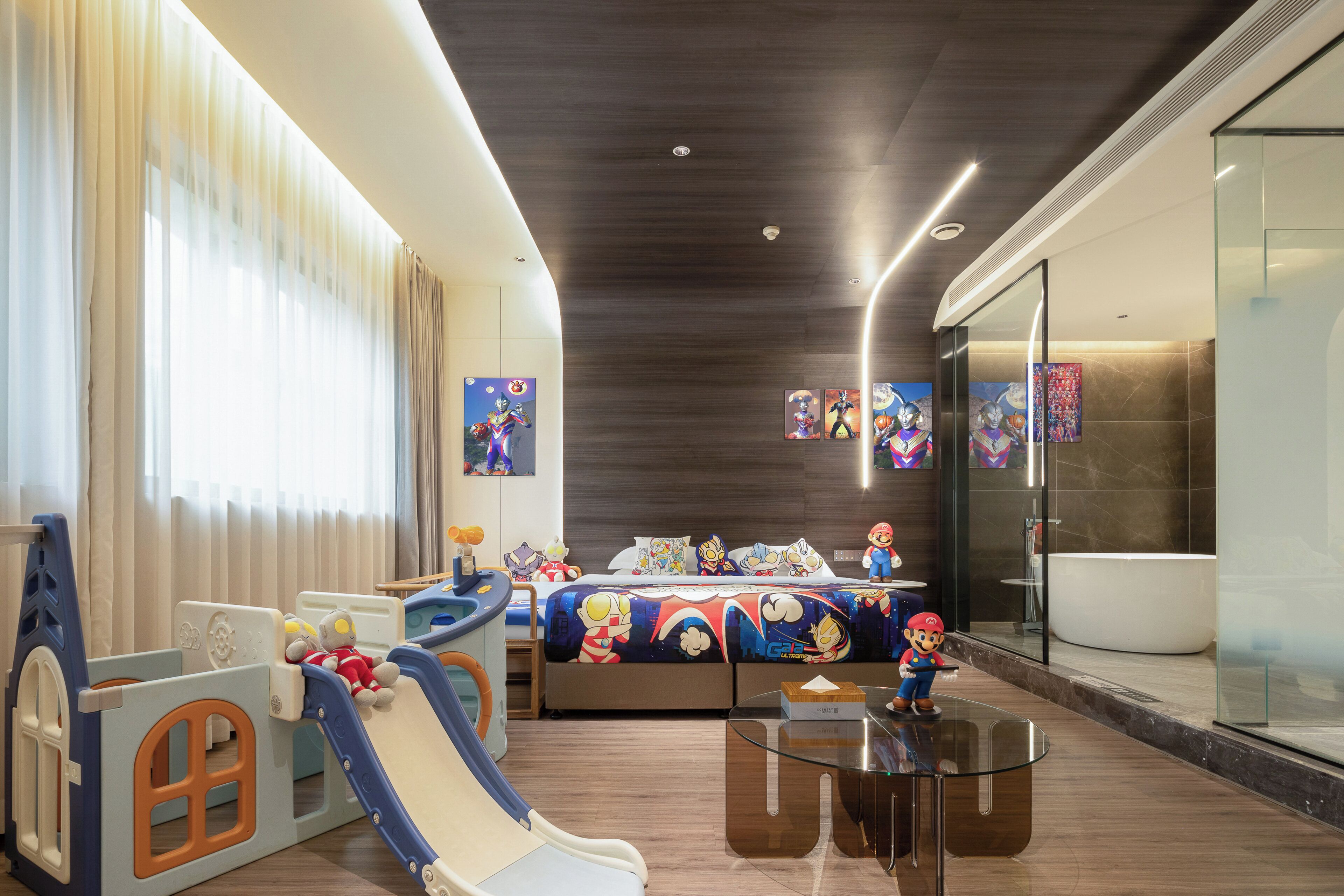 Family Twin Room, City View | Children’s area