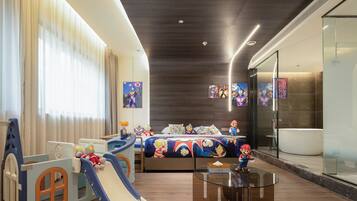 Family Twin Room, City View | Children’s area
