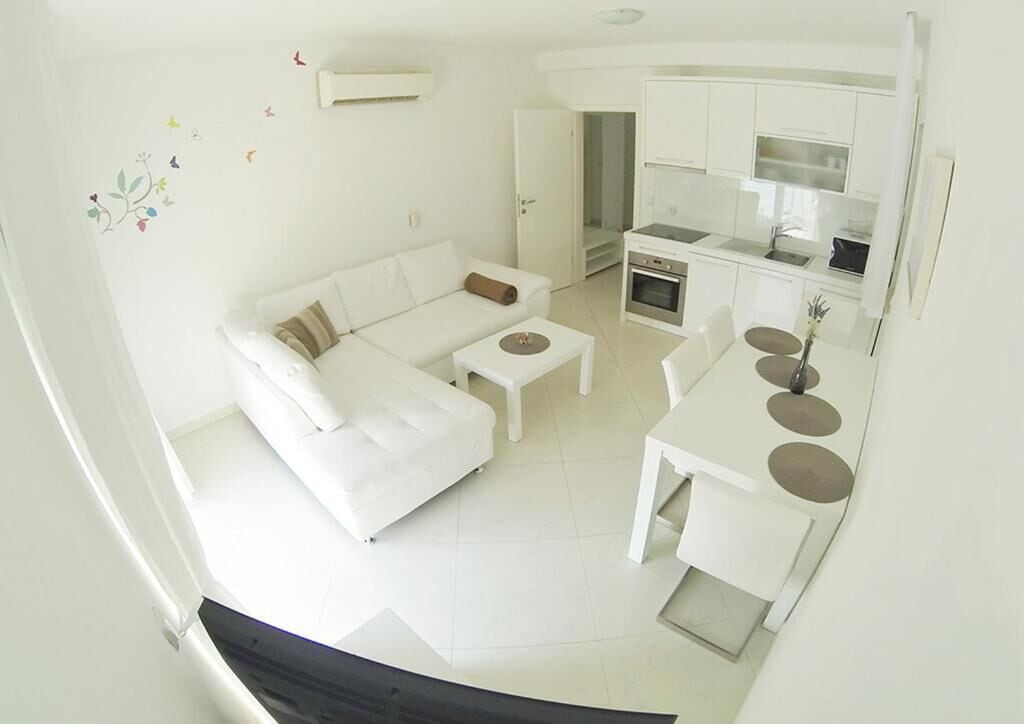 Apartemen Standar, 2 kamar tidur, balkon, pemandangan laut | Area keluarga