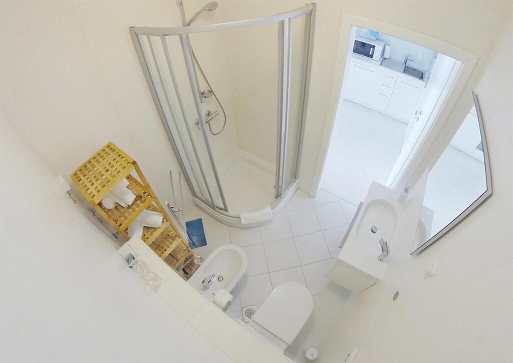 Superior Apartment, 1 Bedroom, Balcony, Sea View | Bathroom