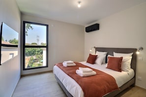 Villa Confort, vista a la montaña | Ropa de cama de alta calidad y camas con efecto memoria