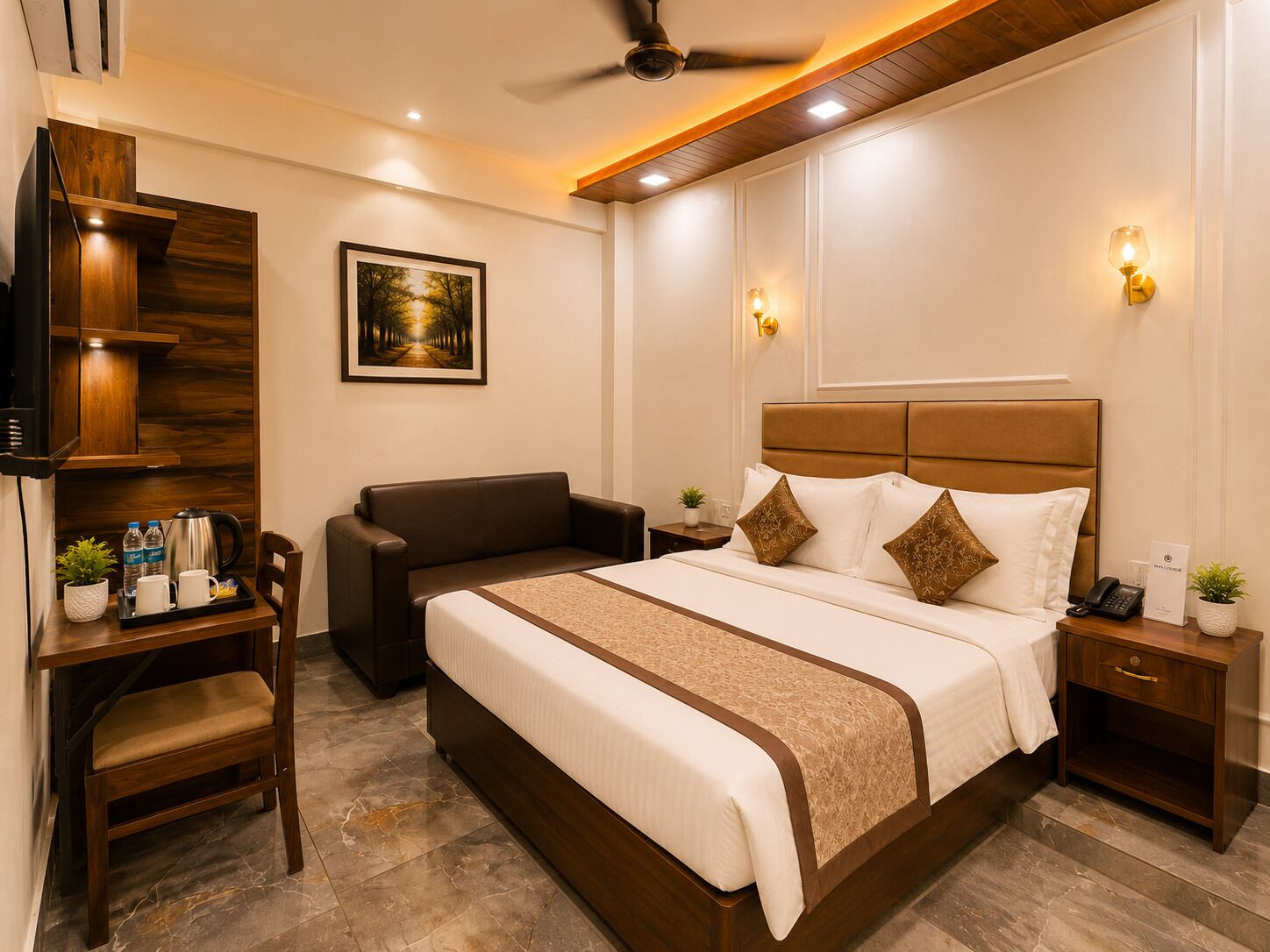 Deluxe Double Room | Desk, laptop workspace, WiFi (free)