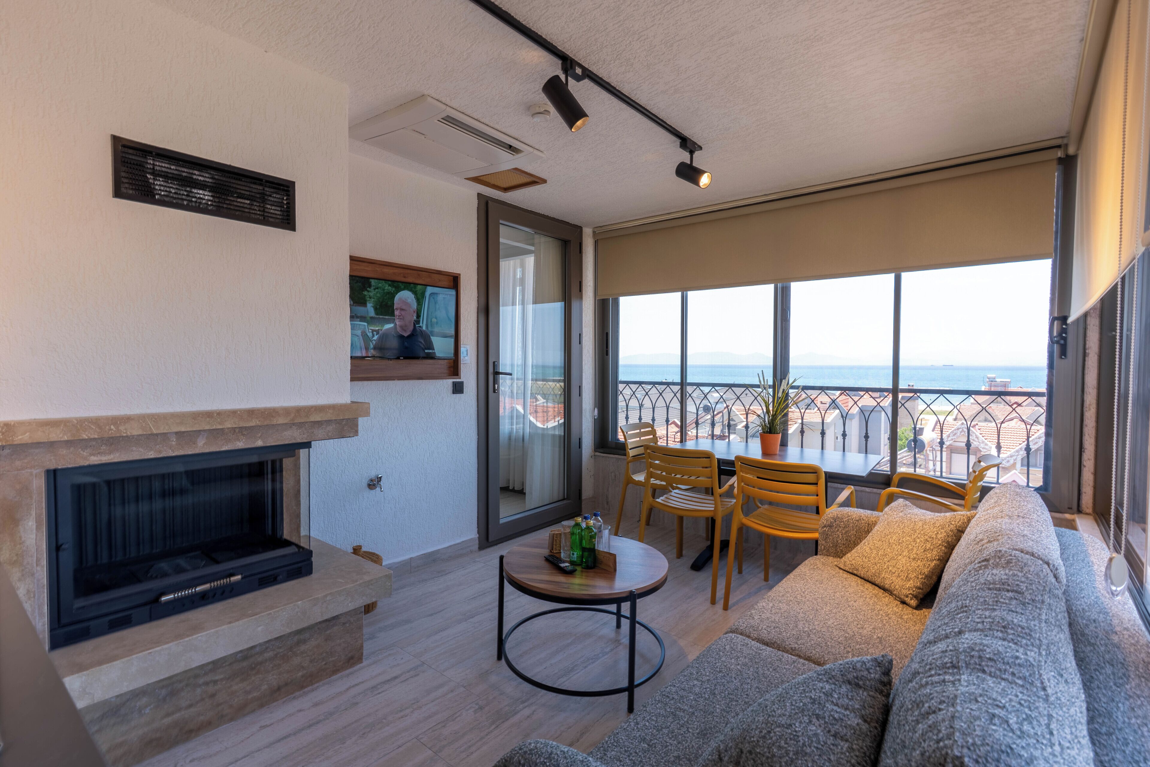 Familien-Studiosuite, Meerblick | Wohnbereich