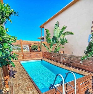 Pool - Oliviera Calm Home - 7 Min Walk to Beach View, Pool (Maleme)