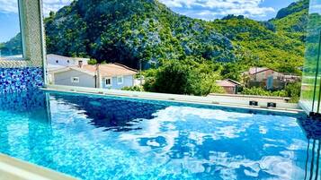 Superior Penthouse, Patio, Mountain View | Pool