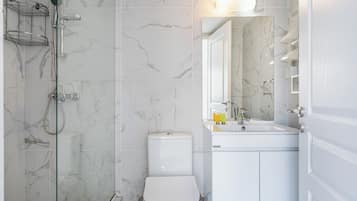 Apartment, Balcony, Beach View | Bathroom | Slippers