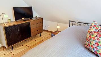 2 Schlafzimmer, Reisekinderbett, kostenloses WLAN
