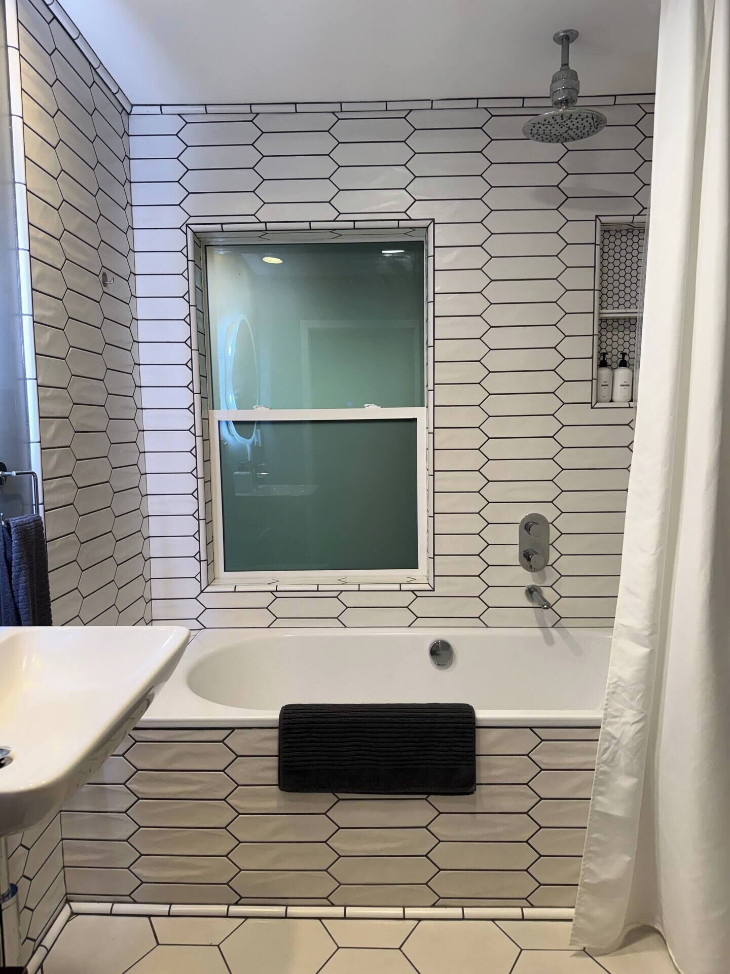 Hair dryer, towels