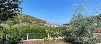 In the hills of the Italian Riviera, a fully renovated 47-square-meter loft
