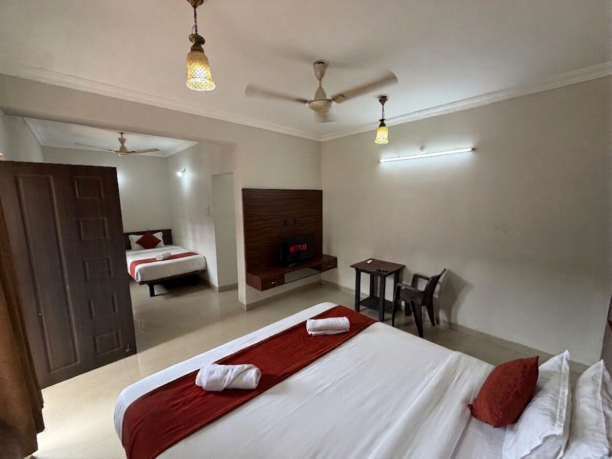 Chambre Triple Deluxe, balcon, vue ville