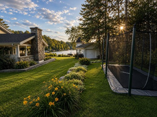 Luxury residence on the shores of Lake Cloutier.