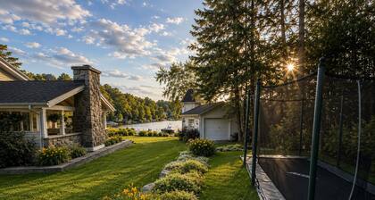 Luxury residence on the shores of Lake Cloutier.