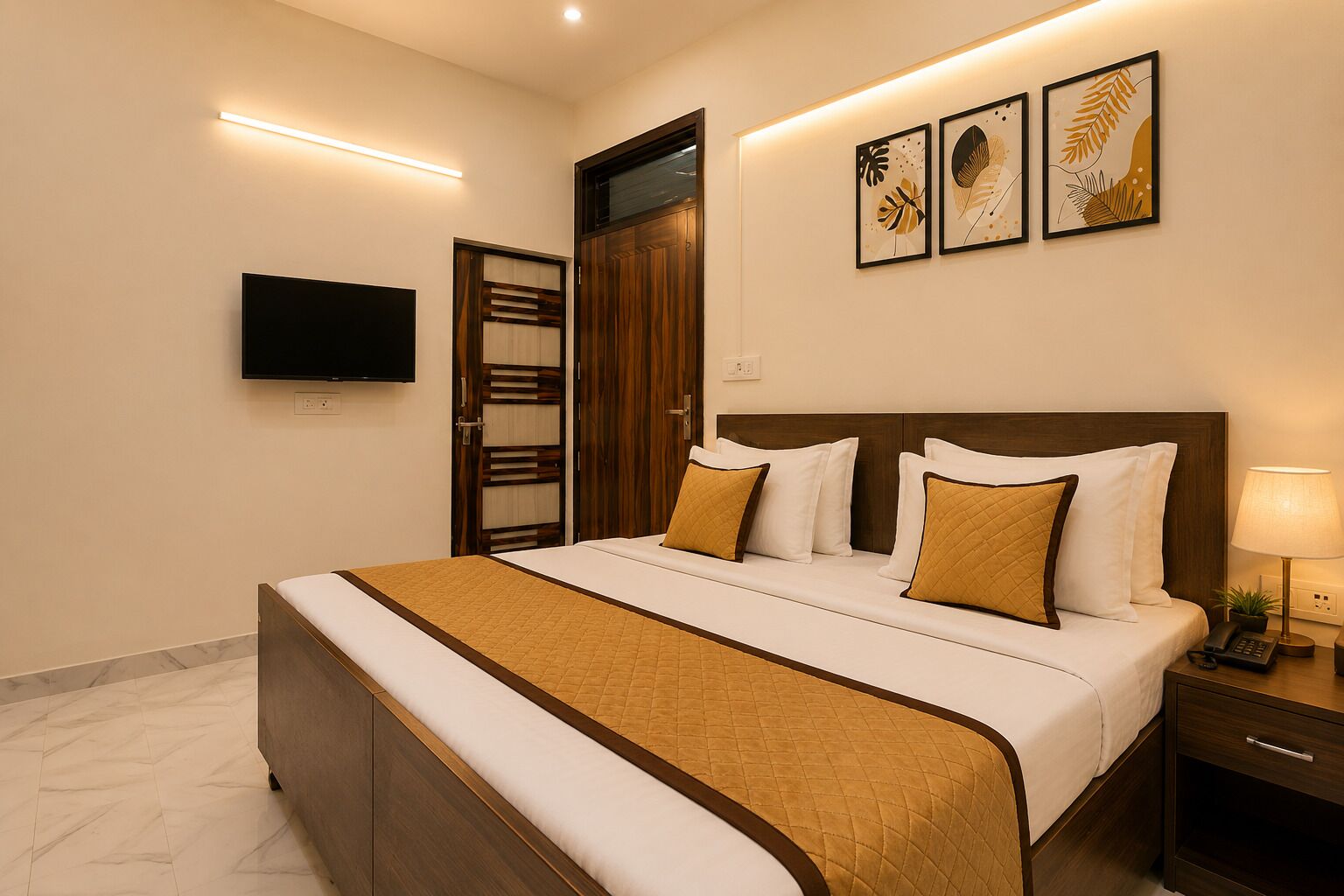Deluxe Double Room, Balcony | Desk, laptop workspace, free WiFi