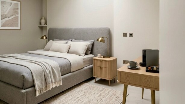 Standard Room | In-room safe, desk, blackout curtains, soundproofing - Uno by the Sea (St Ives)
