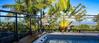 Ty Lodge Réunion, Piscine, SPA, Vue mer, Jardin, Proche Saint-Pierre & Volcan