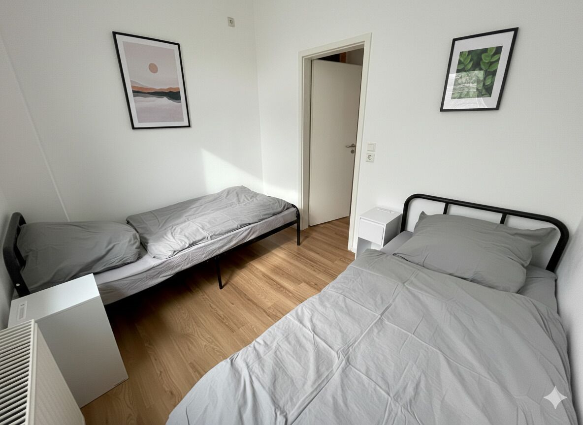 2 Schlafzimmer, WLAN, Bettwäsche