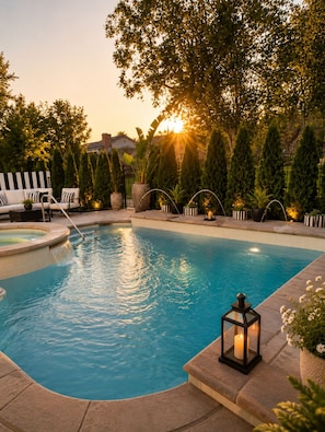 Outdoor pool, a heated pool - Charming luxury 4-bedroom house with AC in San Juan Capistrano (San Juan Capistrano)
