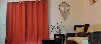 Home in tranquility and peace of the jungle situated in a beautiful garden.