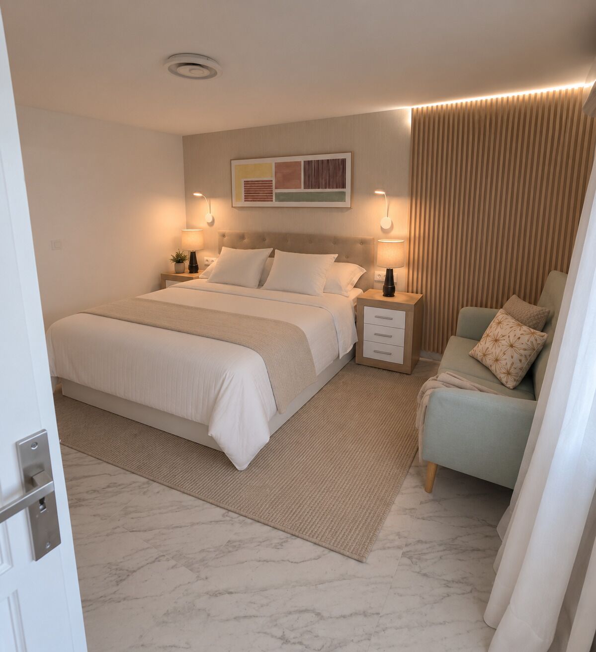 5 bedrooms, iron/ironing board, WiFi, bed sheets