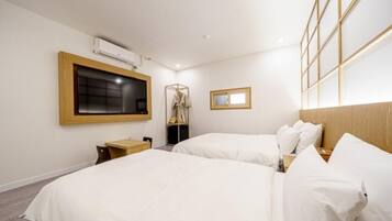 Habitación con 2 camas individuales, varias camas, no fumadores, Servicio de limpieza | Wifi gratis